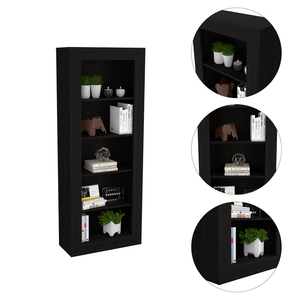 Poros Bookcase In Black Wengue - Depot E-Shop
