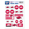 Arkansas Razorbacks Decal Sheet 5x7 Vinyl - WinCraft