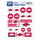Arkansas Razorbacks Decal Sheet 5x7 Vinyl - WinCraft