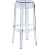 Commerical Seating Products RPC Clear  Kage Backless Stool Chairs - CSP