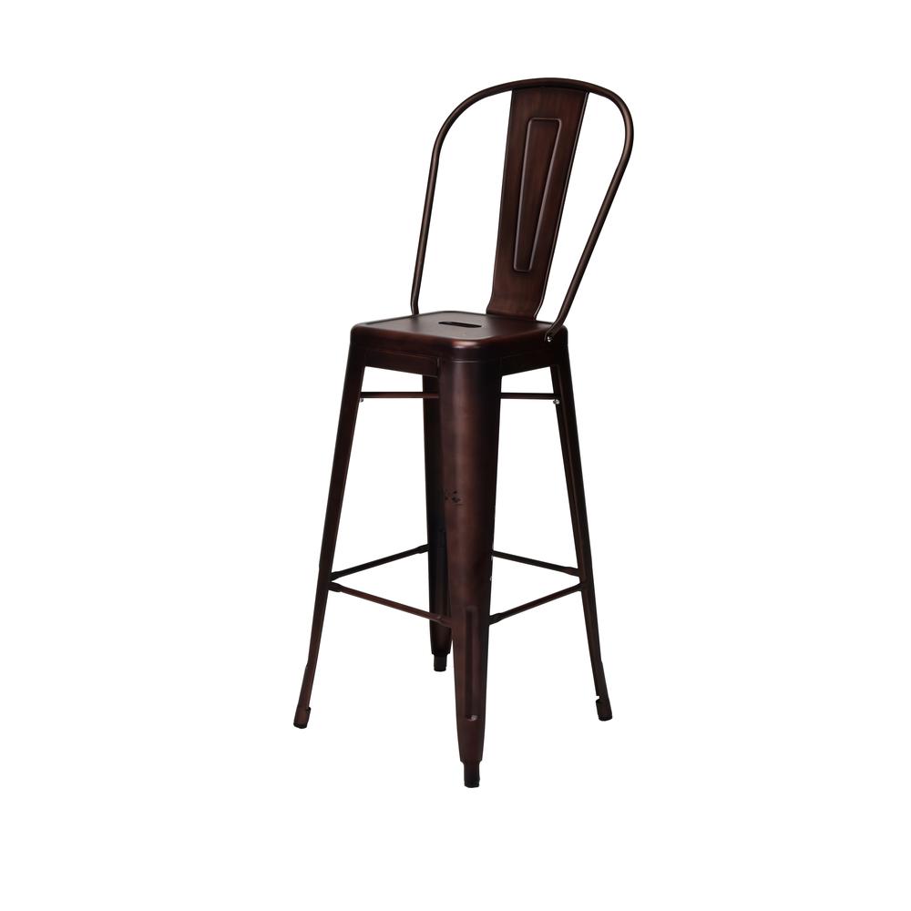 Commerical Seating Products Oscar Rose Gold Dining Bar Stool Chairs - CSP