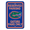 Florida Gators Sign 12x18 Plastic Reserved Parking Style CO - Fremont Die