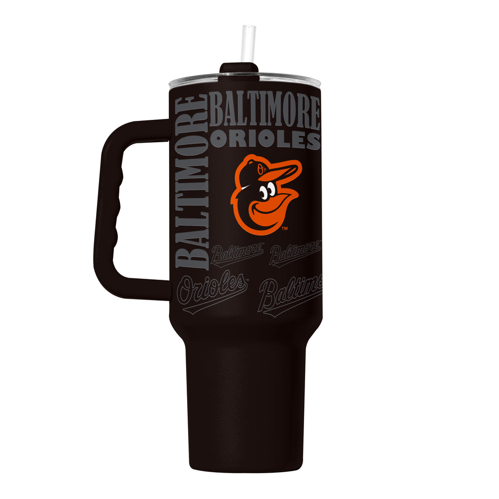 Baltimore Orioles Tumbler 40oz Powder Coat Replay - Logo Brands