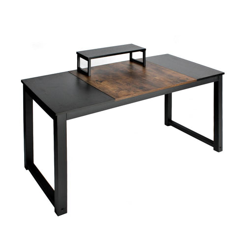 Better Home Products 47.5'' Wooden Computer Desk with Splice Board in Brown