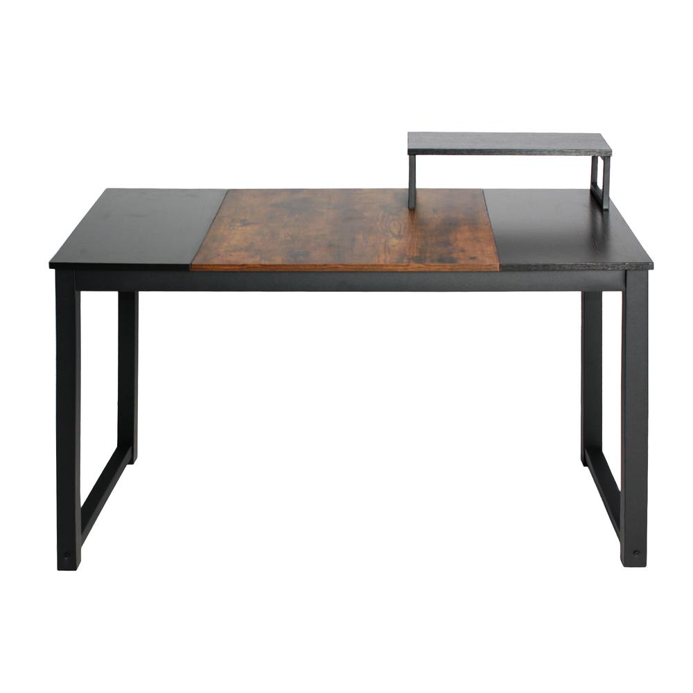 Better Home Products 47.5'' Wooden Computer Desk with Splice Board in Brown