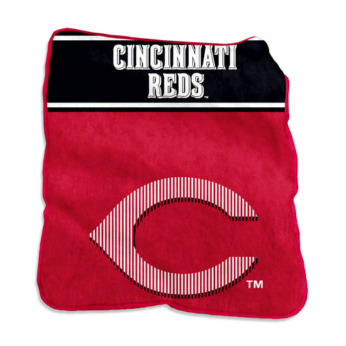 Cincinnati Reds Blanket 60x80 Raschel Throw - Logo Brands