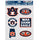 Auburn Tigers Decal Multi Use Fan 6 Pack - WinCraft