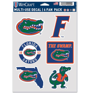 Florida Gators Decal Multi Use Fan 6 Pack - WinCraft