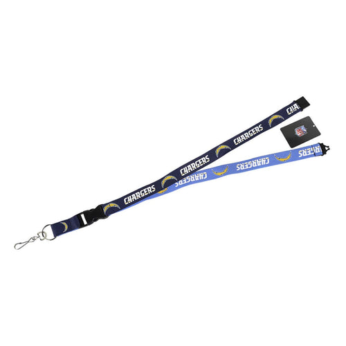 Los Angeles Chargers Lanyard Two Tone Style Navy - Pro Specialties Group