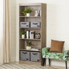 Axess 5-Shelf Bookcase, Rustic Oak - South Shore Furniture