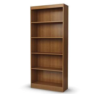 Axess 5-Shelf Bookcase, Morgan Cherry - South Shore Furniture