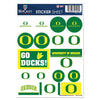 Oregon Ducks Decal Sheet 5x7 Vinyl - WinCraft