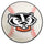 Fanmats - University of Wisconsin Baseball Mat 27'' diameter