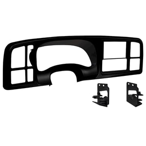 GM Trucks 1999-2002 Double DIN Kit DDIN Dash Panel - Black - Metra