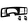 GM Trucks 1999-2002 Double DIN Kit DDIN Dash Panel - Black - Metra