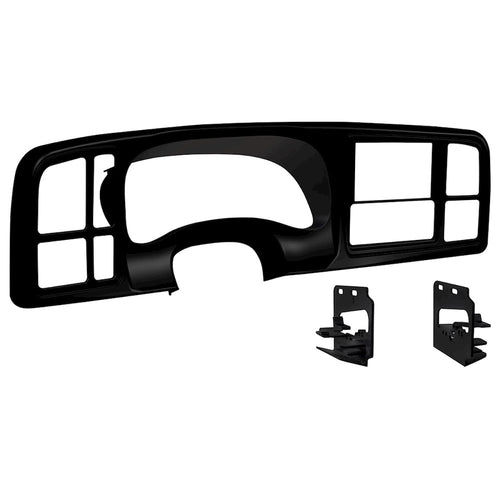 GM Trucks 1999-2002 Double DIN Kit DDIN Dash Panel - Black - Metra