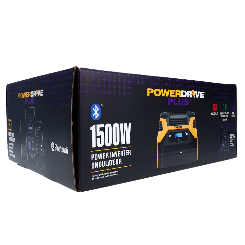 PowerDrive Plus PWD1500P 1500 Watt Power Inverter
