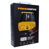 400 Watt Power Inverter 12v DC to 110v AC with 2 Outlets 2 Ports PWD400 - PowerDrive