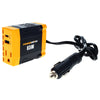 PowerDrive 65 Watt Power Inverter Slim 12v DC to 110v AC with Outlet and 2 Ports