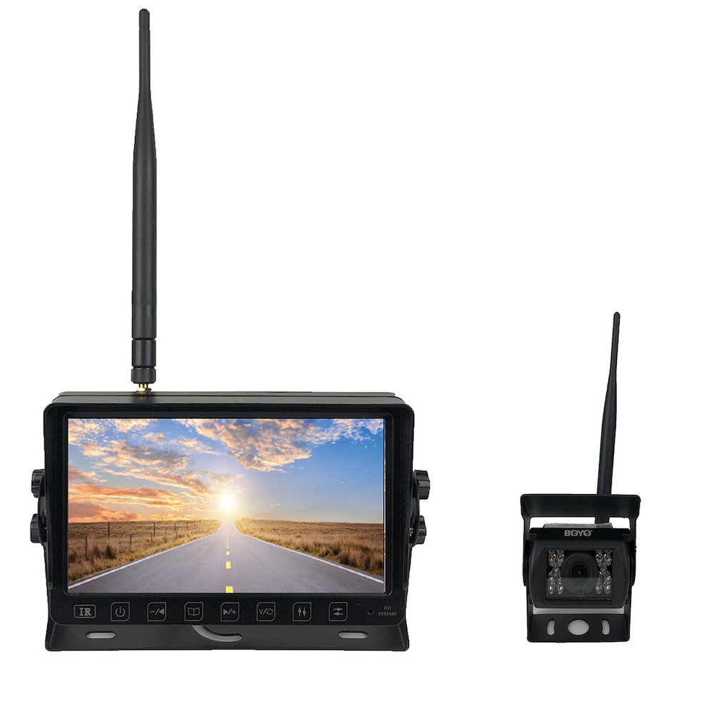 7in Digital Wireless Rearview System - Boyo