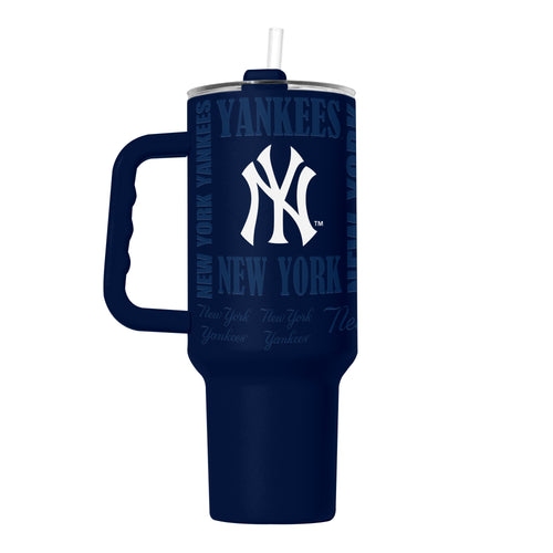 New York Yankees Tumbler 40oz Powder Coat Replay - Logo Brands