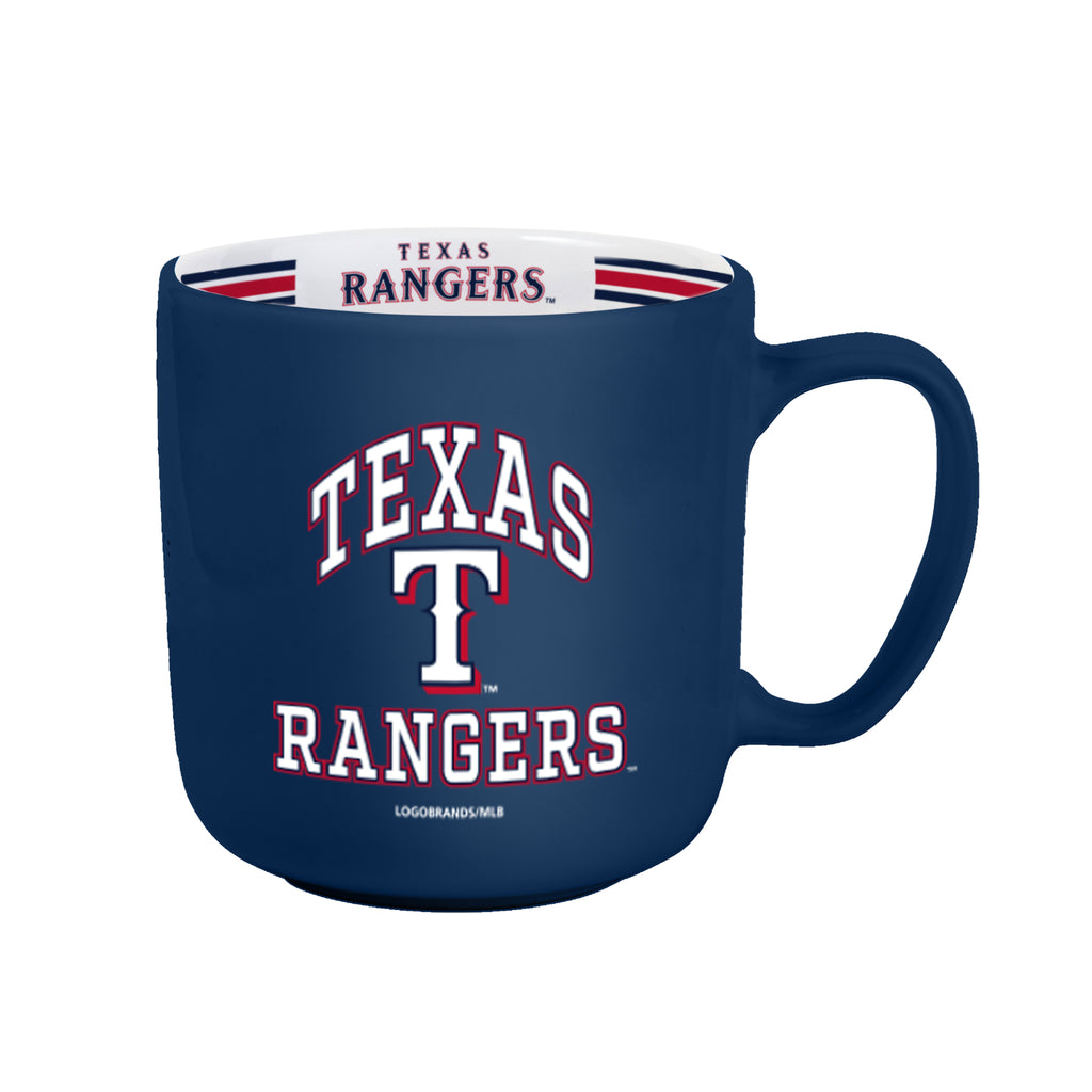 Texas Rangers Coffee Mug 15oz Stripe Design - Logo Brands