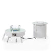 Walbrooke Patio Round Fire Pit and Tank Holder - LeisureMod