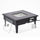 Walbrooke Patio Square Fire Pit and Tank Holder - LeisureMod