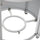 Walbrooke White Patio Round Tank Holder - LeisureMod