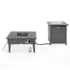 Walbrooke Patio Square Fire Pit and Tank Holder - LeisureMod