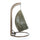 Beige Wicker Hanging 2 person Egg Swing Chair - LeisureMod