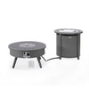 Walbrooke Patio Round Fire Pit and Tank Holder - LeisureMod