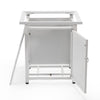 Walbrooke White Patio Square Tank Holder - LeisureMod