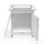 Walbrooke White Patio Square Tank Holder - LeisureMod