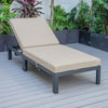 Chelsea Modern Outdoor Chaise Lounge Chair With Cushions - LeisureMod