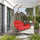 Beige Wicker Hanging 2 person Egg Swing Chair - LeisureMod