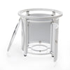 Walbrooke White Patio Round Tank Holder - LeisureMod