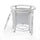Walbrooke White Patio Round Tank Holder - LeisureMod