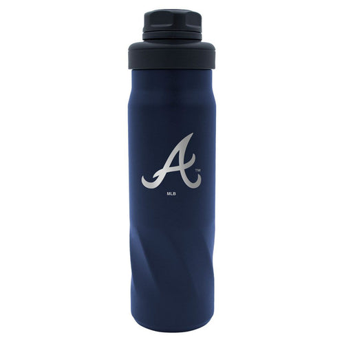 Atlanta Braves Water Bottle 20oz Morgan Stainless - WinCraft