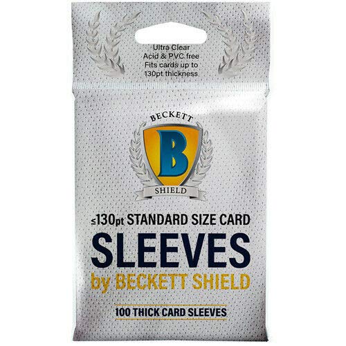 Beckett Shield Thick Card Sleeves 130pt.