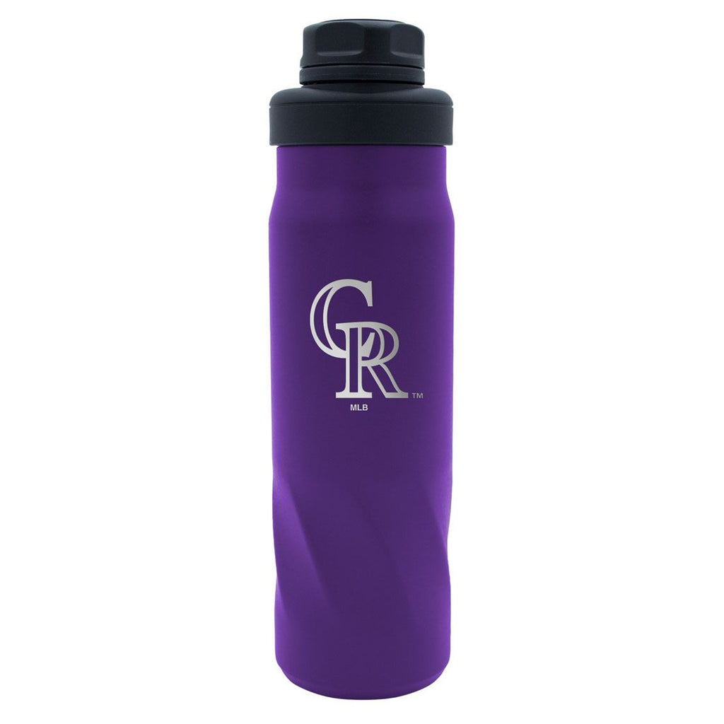 Colorado Rockies Water Bottle 20oz Morgan Stainless - WinCraft
