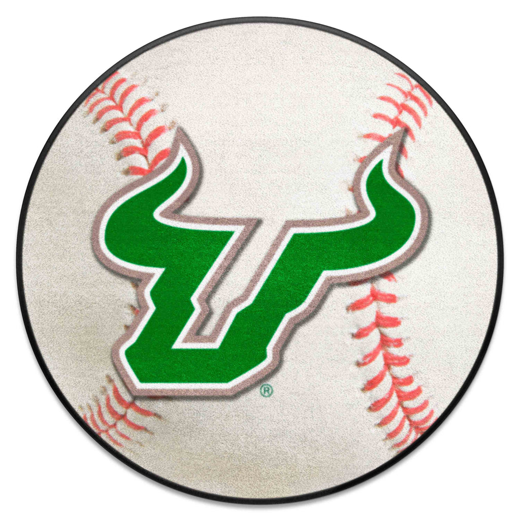 Fanmats - University of South Florida Baseball Mat 27'' diameter