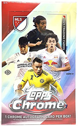 2021 Topps Major League Soccer Chrome Hobby Box - Topps Company Inc