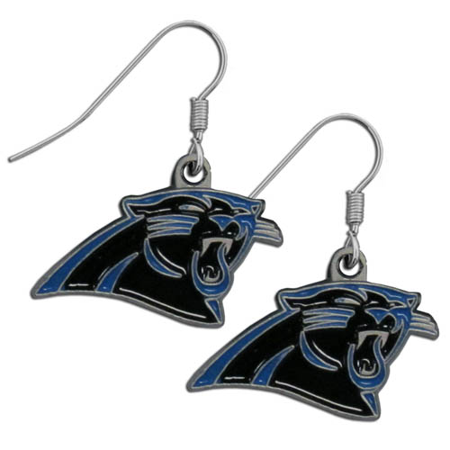 Carolina Panthers Earrings Dangle Style - Siskiyou