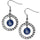Los Angeles Dodgers Earrings Hoop Rhinestone CO - Siskiyou