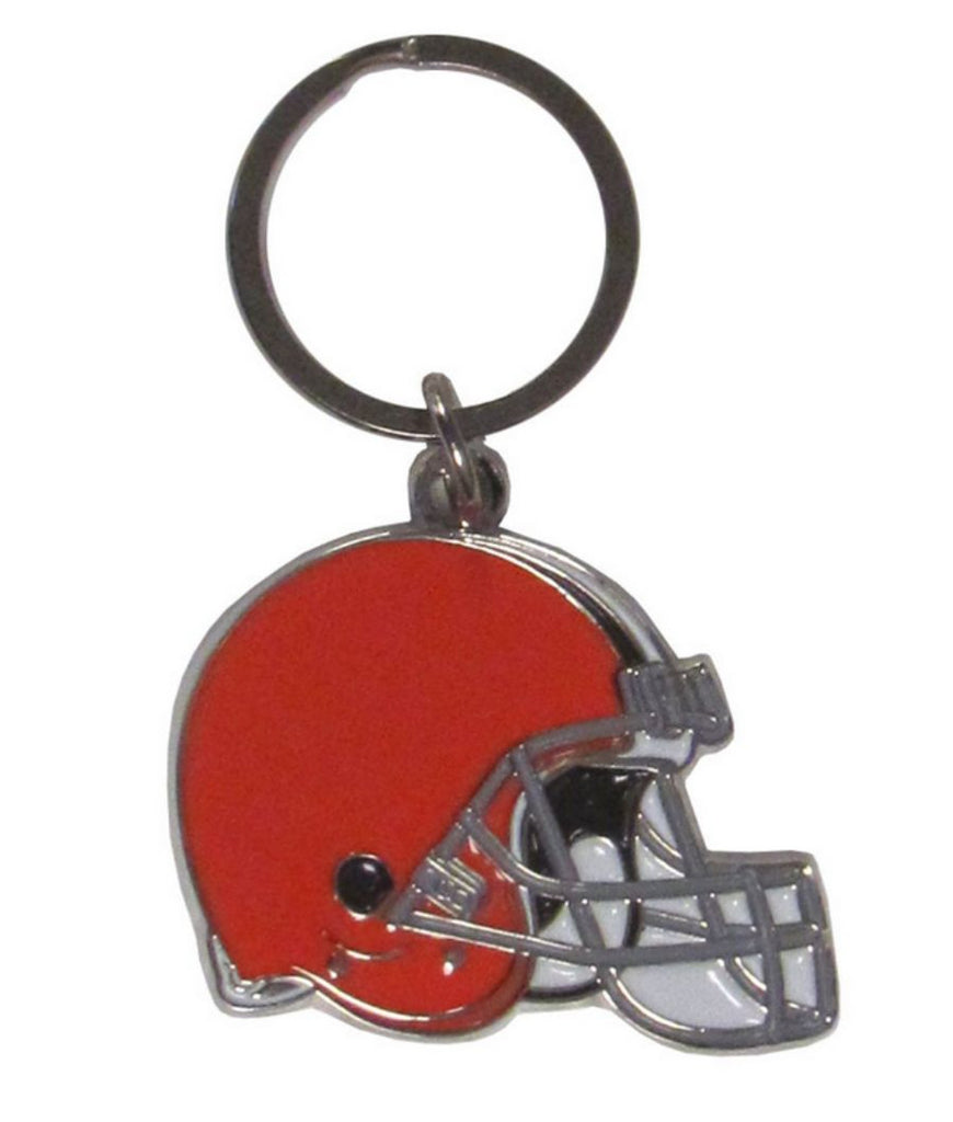 Cleveland Browns Chrome Logo Cut Keychain - Siskiyou
