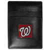 Washington Nationals Wallet Leather Money Clip Card Holder CO - Siskiyou