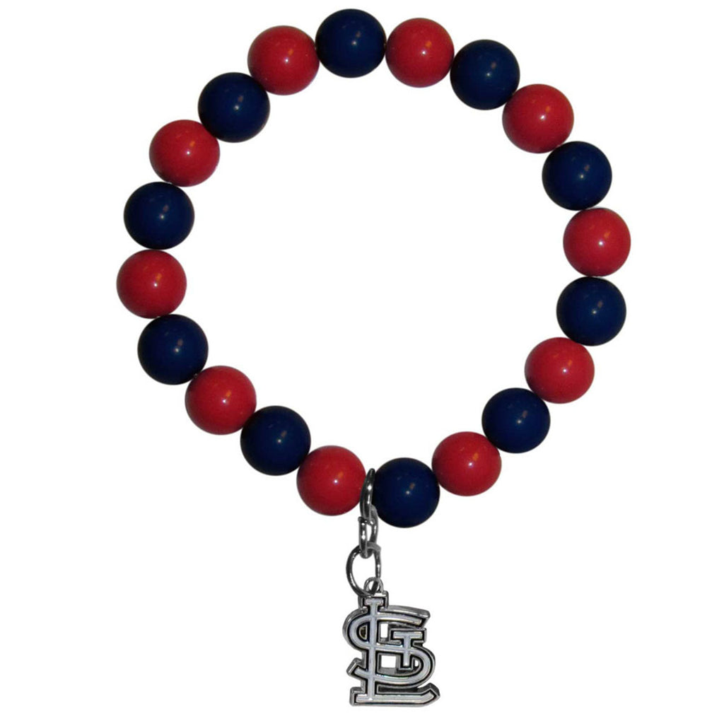 St. Louis Cardinals Bracelet Bead Style CO - Siskiyou
