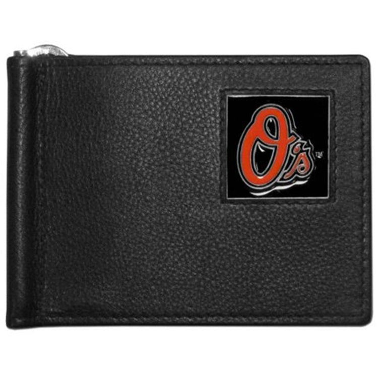 Baltimore Orioles Wallet Leather Billfold Clip Wallet - Siskiyou
