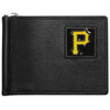 Pittsburgh Pirates Wallet Leather Billfold Clip Wallet - Siskiyou